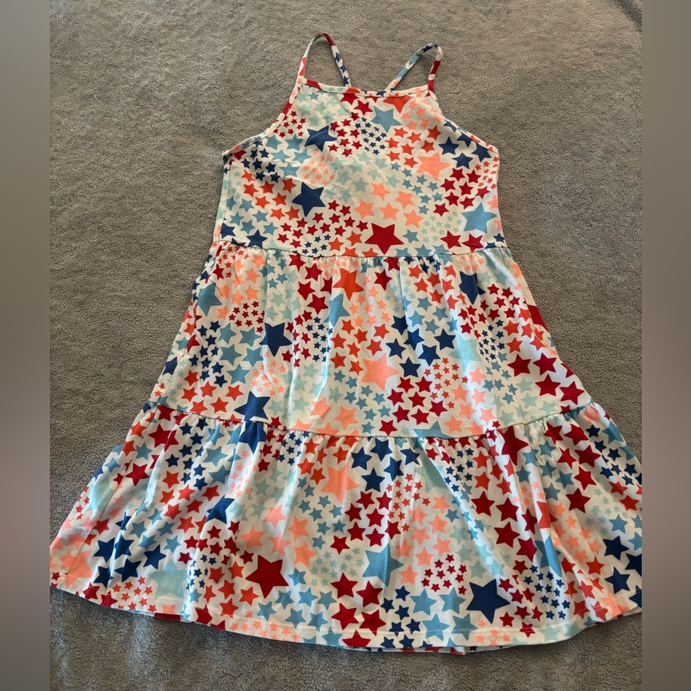 Girls Star Print Dress